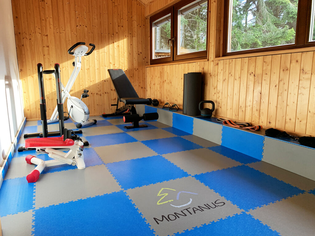 Fitness místnost Apartmány Montanus, ČR