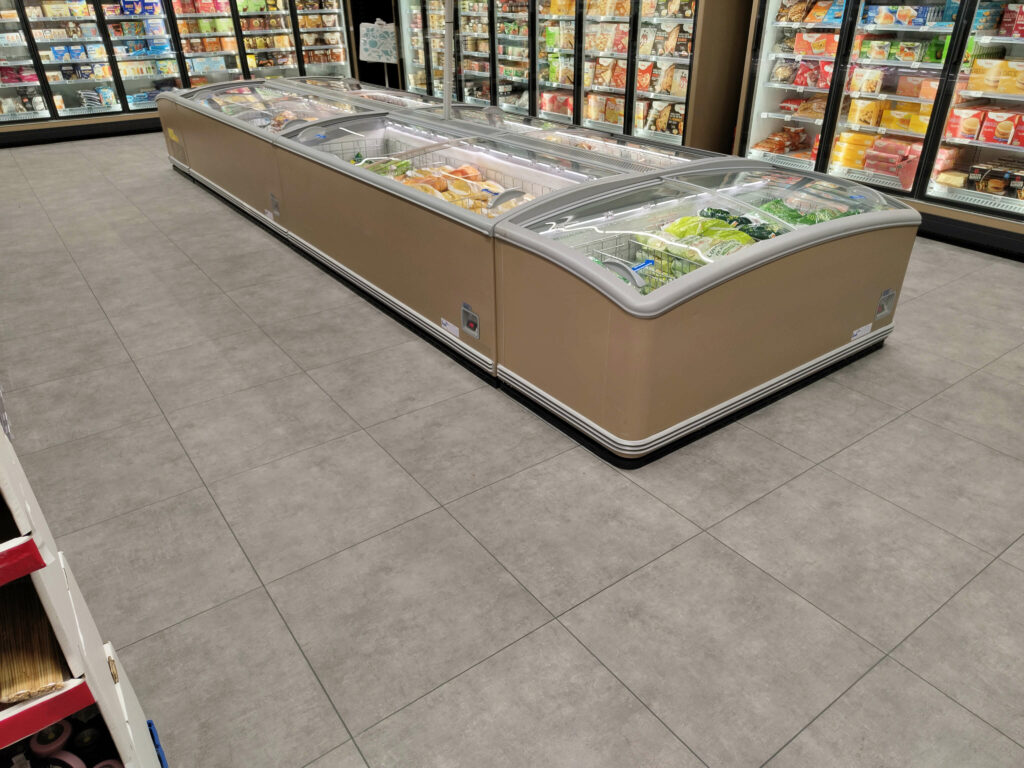 PVC podlaha pre nákupné centrum