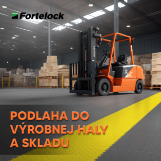 Maximálna odolnosť a efektivita: PVC dlaždice Fortelock – podlaha do výrobnej haly a skladu